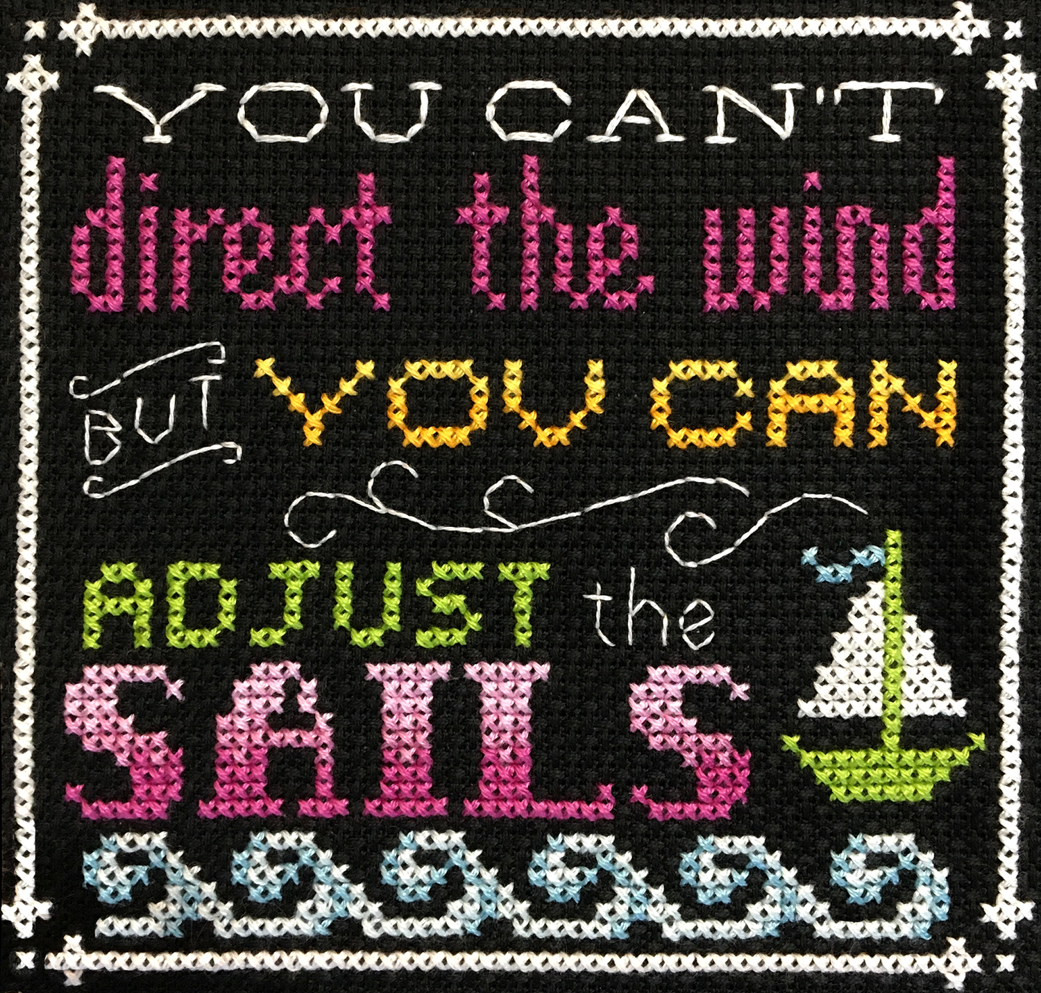 Quote you can’t direct the wind but you can adjust the sails
