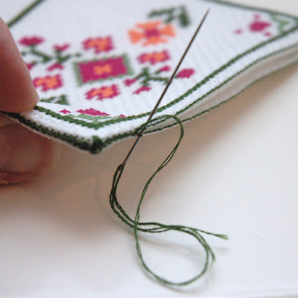 Floral Needle Case Cross Stitch Pattern Instant Download