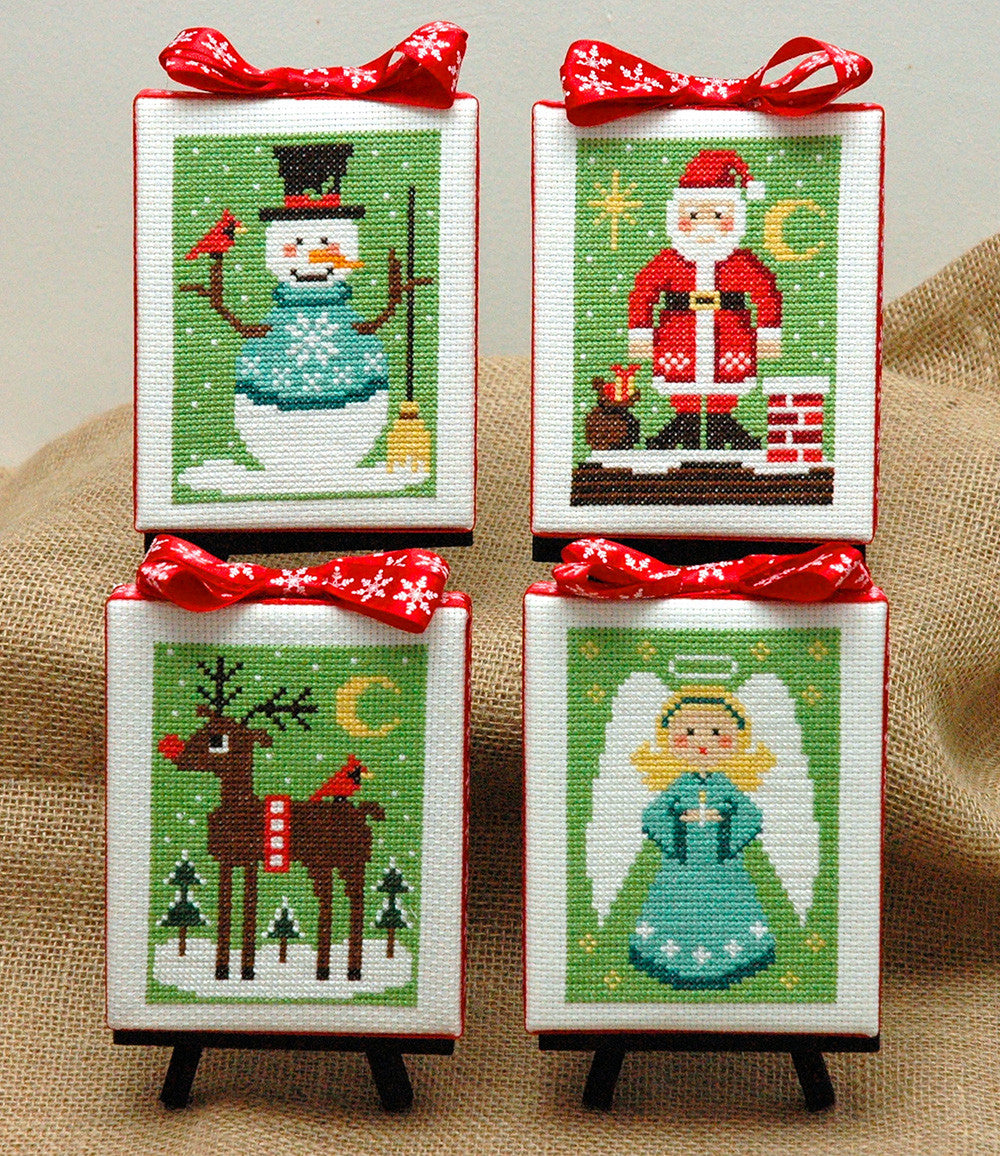 Tiny Christmas Ornaments Cross Stitch Pattern - #V438570