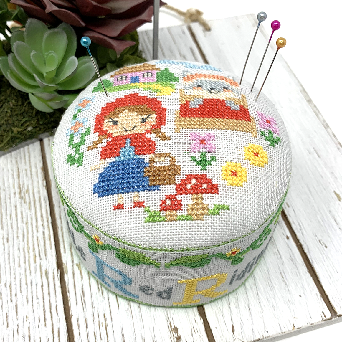 Pincushion With Colorful Pins Stock Photo - Download Image Now