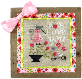 Mouse writing i love you