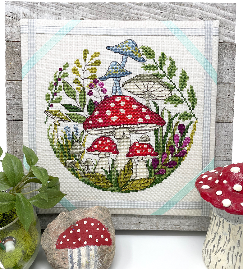 Mushroom with other plants