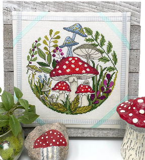 Mushroom with other plants