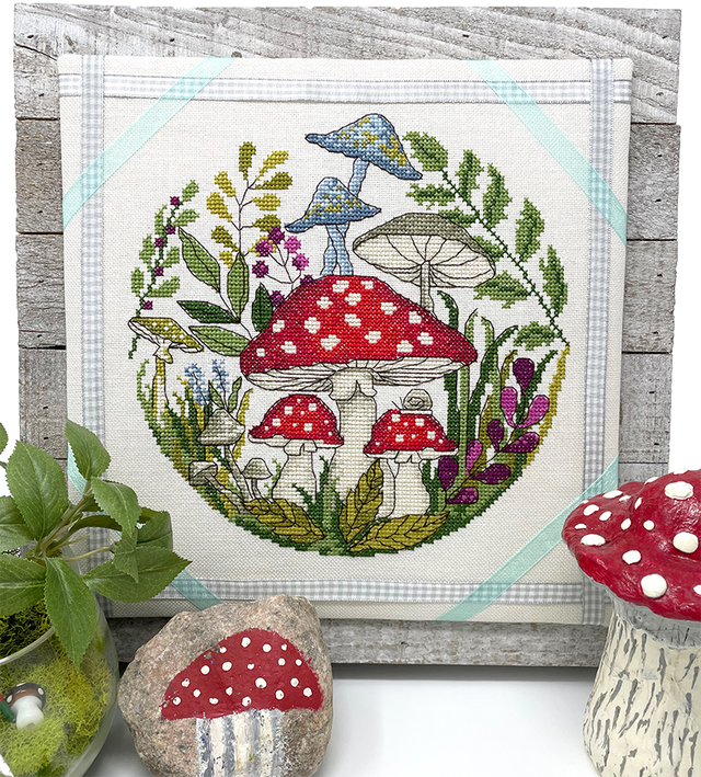 Mushroom with other plants