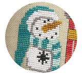 2022 Holiday SAL: Christmas Snow Globe Cross Stitch Pattern