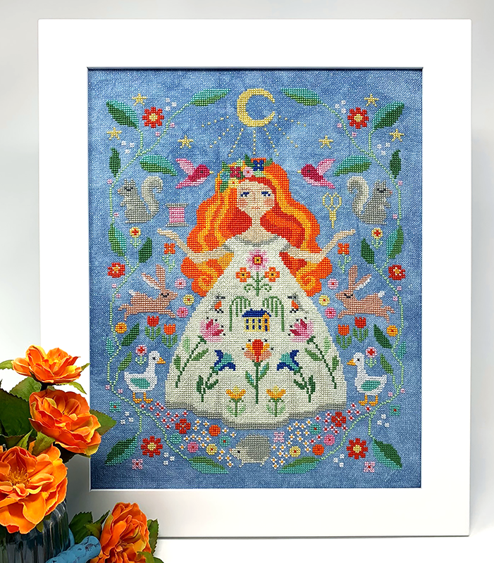 Stitch Goddess Cross Stitch Pattern – Tiny Modernist Cross Stitch