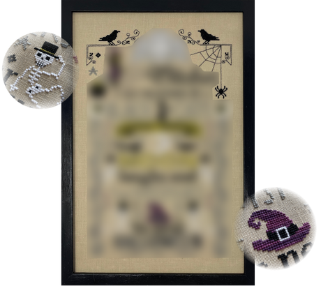2021 Halloween SAL: When Witches Go Riding Cross Stitch Pattern