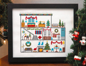 Modern Christmas house