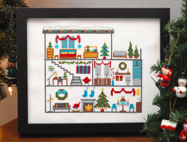 Modern Christmas house